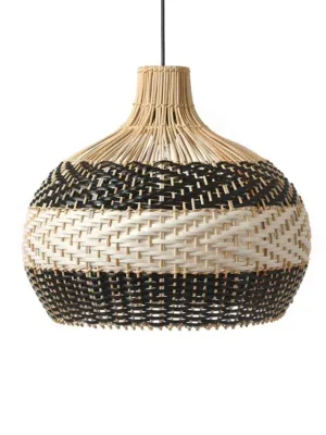 Bamboo Hanging lamp for Living Room | Rattan Pendant light | Cane ceiling light - Sadhil