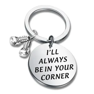Cornered Always: Boxing Keychain - Always in Your Corner