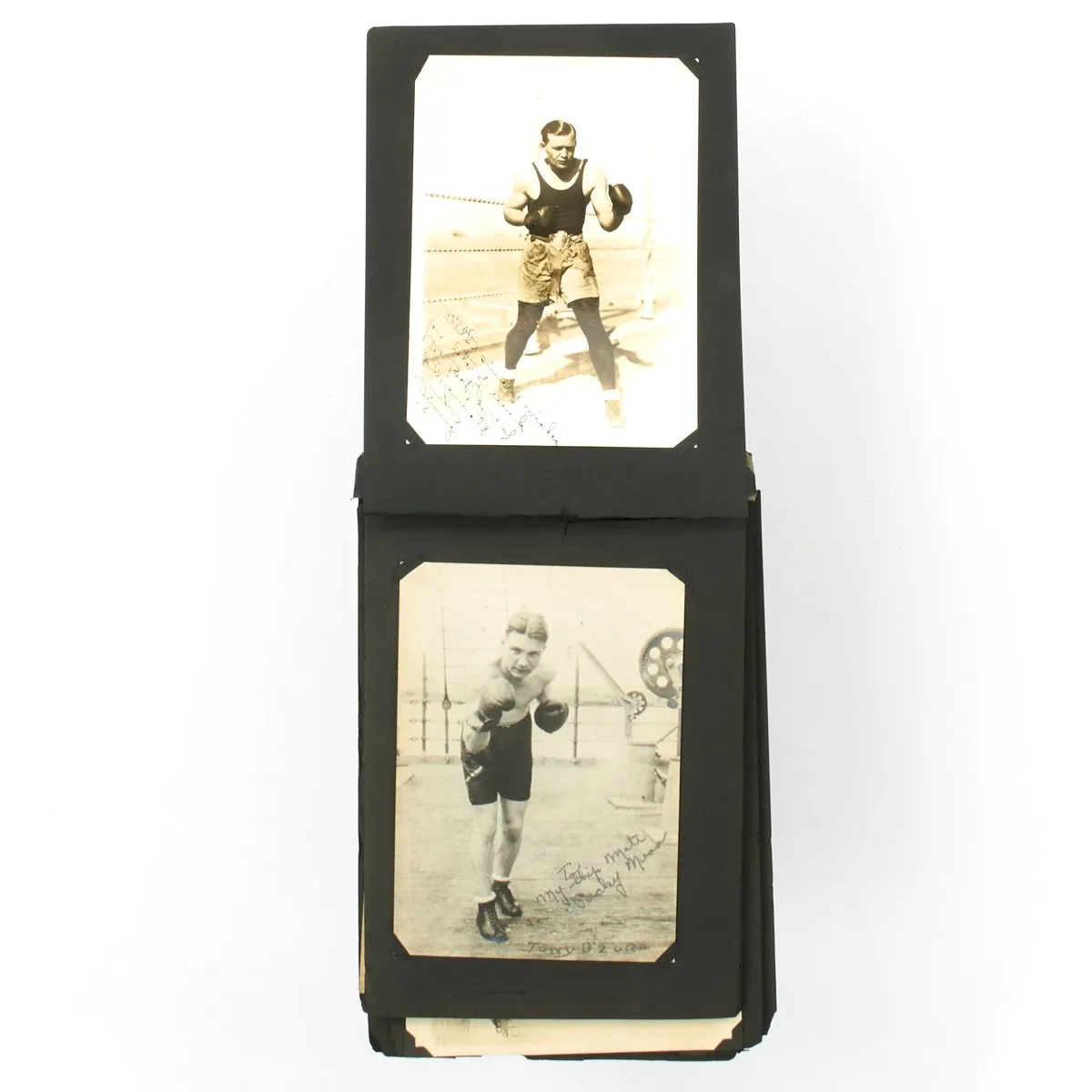 Original U.S. Navy USS California 1926 Fleet Boxing Championship Belt with Photo Album - Bobby Near